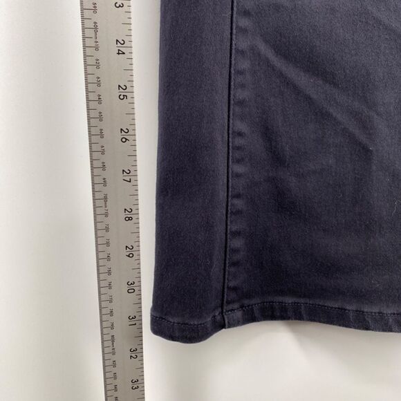 Thyme Jeans Women's Medium Maternity Full-belly Panel Black Purple Denim Pockets - Picture 6 of 11